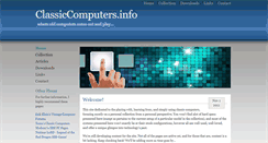 Desktop Screenshot of classiccomputers.info