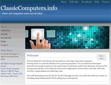 Tablet Screenshot of classiccomputers.info